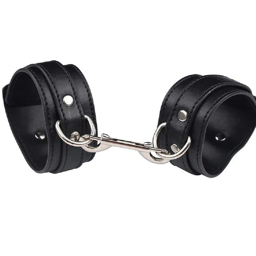 Anal Cuffs 5334 and Beaded Elegant Collar with Hook 0818